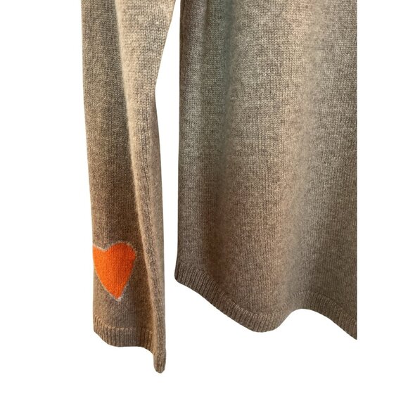 LXT Lisa & Todd Sweater Cashmere Heart Pattern Crew Neck Sweater Womens XS - Picture 11 of 15